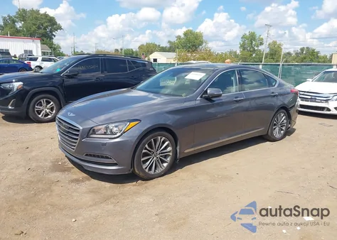 2015 Hyundai Genesis 3.8 из США, поврежденный, VIN KMHGN4JEXFU096136
